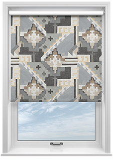 Machu Picchu, Cloudy Grey - Roller Blind